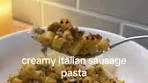 Creamy Italian Sausage Ditalini Recipe