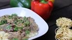 Creamy Mushroom Beef Stroganoff