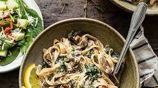 Creamy Mushroom Parmesan Pasta