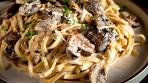 Creamy Mushroom Pasta, Ready in 15 mins!