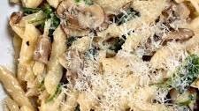 Creamy Mushroom Spinach Pasta