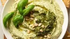 Creamy Pesto Hummus