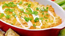 Creamy Ranch Buffalo Chicken Dip