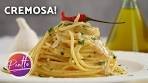 Creamy Spaghetti Aglio Olio e Peperoncino | Fast and Easy ...