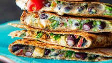 Creamy Spiced Black Bean Quesadilla