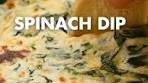 Creamy Spinach Dip Recipe with Cream Cheese and ...