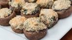 Creamy Spinach-Stuffed Mushrooms
