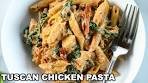 Creamy Tuscan Chicken Pasta (30-minute meal)