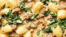 Creamy Tuscan Sausage Gnocchi