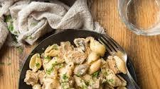 Creamy Vegan Beef Stroganoff