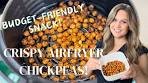 Crispy Air Fryer Chickpeas! Cheap and Easy Snack