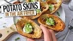 Crispy Air Fryer Potato Skins [Easy & Homemade]