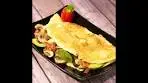 Crispy Bacon, Mushroom and Avocado Omelet