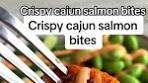 Crispy cajun salmon bites with sriracha sweet chilli mayo ...