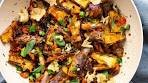 Crispy Chilli Aubergine Stir Fry - Tempura Aubergine Recipe ...