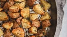 Crispy Garlic and Rosemary Roasted Potatoes