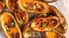 Crispy Oven Baked Potato Skins