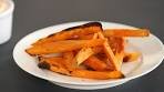 Crispy Oven-Baked Sweet Potato Fries- Kitchen Conundrums ...