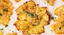 Crispy Salt and Vinegar Smashed Potatoes
