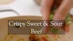 Crispy Sweet and Sour Beef Recipe - Delicious and Easy