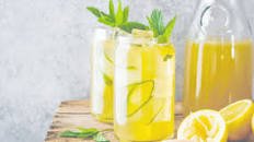 Cucumber Mint Green Tea Lemonade