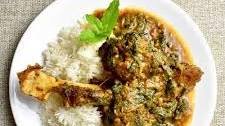 Curried Axis Shanks with Wild Lambsquarters