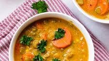 Curried Split Pea Soup (Vegan, Gluten-Free, Oil-Free)