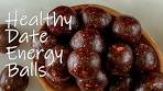 Date Energy Balls / Healthy Date Energy Bites / Energy Balls ...