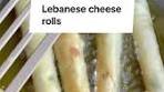 Day 5 of Ramadan Series is Lebanese cheese rolls made with ...