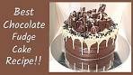 Decadent Chocolate Fudge Cake Recipe / The Most Heavenly ...