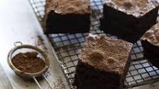 Decadent dark chocolate brownies