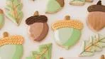 Decorated Acorn Cookies for Fall 🍂🍂🍂