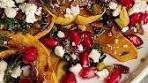 DELICATA SQUASH SALAD WITH POMEGRANATE, FETA & ...