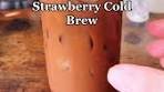 Delicious Chocolate Covered Strawberry Cold Brew Recipe