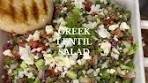 Delicious Greek Lentil Salad Recipe