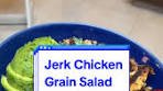 Delicious Jerk Chicken Salad with Mixed Grains Recipe