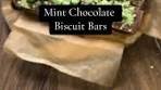 Delicious Mint Chocolate Chip Biscuit Bars Recipe