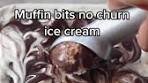 Delicious No-Churn Chocolate Muffin Bits Ice Cream Recipe