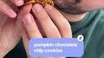 Delicious Pumpkin Chocolate Chip Cookies Recipe