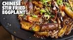 Delicious Stir Fried Eggplant with Garlic Sauce | Easy Chinese ...