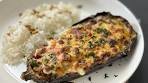 Delicious Stuffed Eggplant Boats