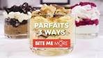 DESSERT RECIPE - Easy No-Bake Parfait 3 Ways