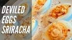 Deviled Eggs with Sriracha