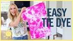 DIY | EASIEST TIE DYES! (No Kit Needed!)