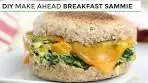 DIY FREEZER FRIENDLY BREAKFAST SANDWICH | easy ...