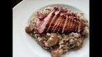 Duck Breast | Rendered Duck Breast With Mushroom Risotto