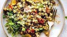 Dukkah Roasted Vegetables Chopped Salad