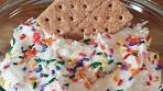 Easy 4 Ingredients Funfetti Cake Batter dip