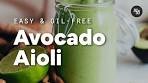 Easy Avocado Aioli (Oil-Free!) | Minimalist Baker Recipes