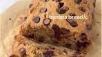 Easy Banana Bread Recipe with Chocolate Chips